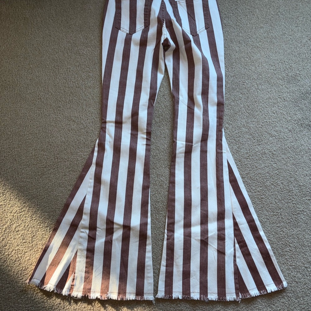 NWT Striped Flare Women's Jeans - Picture 2 of 2